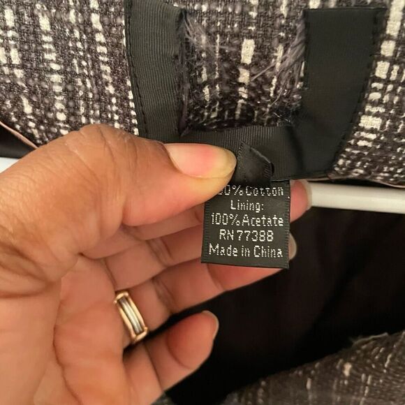 J. Crew Blazer Womens 4 Collection Gray Double Breasted Beaded Dark Academia - Picture 8 of 10